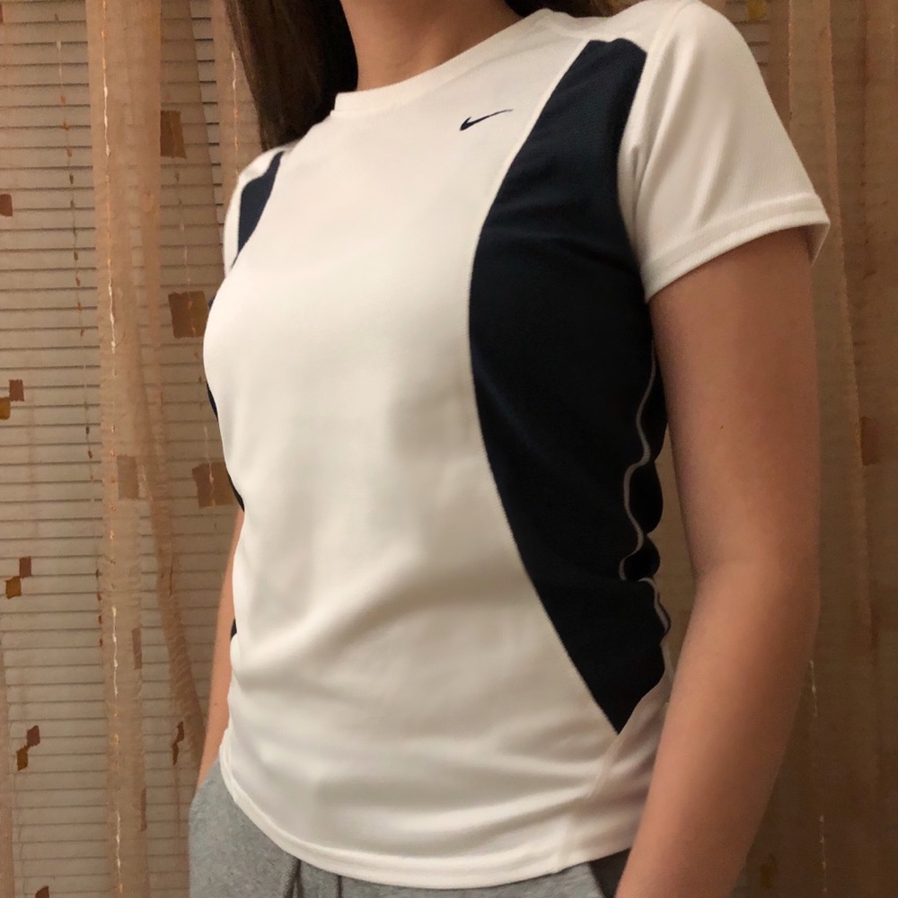 Nike | Women’s Dri-Fit Athletic White/Black Top